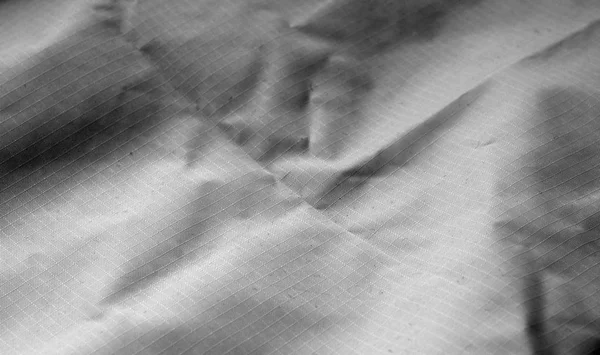 Superficie Tessile Stropicciata Bianco Nero Sfondo Astratto Texture Design — Foto Stock