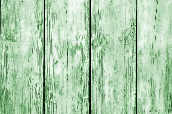 Régi Fából Készült Kerítés Grunge Minta Zöld Hangon Absztrakt Háttér — Stock Fotó