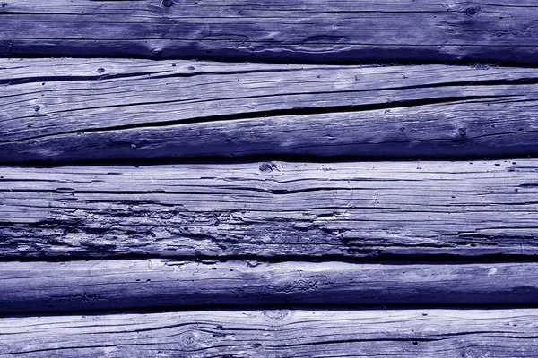 Altes Grunge Holzwandmuster Blauer Farbe Abstrakter Hintergrund Und Textur Für — Stockfoto