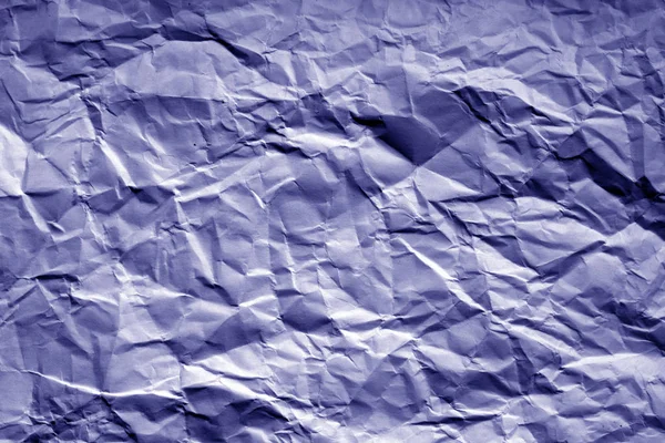 Foglio Carta Stropicciato Con Effetto Sfocato Tono Blu Sfondo Astratto — Foto Stock