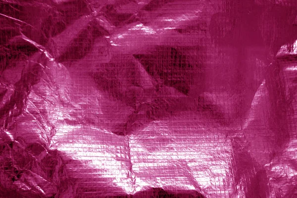 Textura Textil Plástica Arrugada Color Rosa Fondo Abstracto Textura Para — Foto de Stock