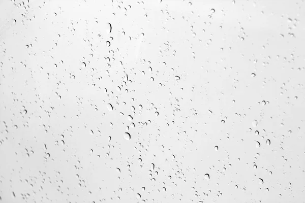 Krople Wody Blured Okno Czerni Bieli Sezonowy Tło Tekstura Projektowania — Zdjęcie stockowe