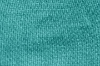 Mavi renkli pamuk bez doku. Arka plan ve tasarım için doku.