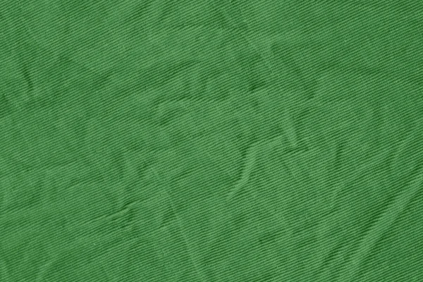 Tessuto Cotone Colore Verde Contesto Texture — Foto Stock