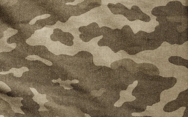 Gamla Kamouflage Tyget Brun Ton Abstrakt Bakgrund Och Textur För — Stockfoto