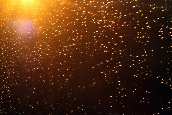 Gotas Lluvia Ventana Con Fondo Borroso Textura Fondo Estacional Para —  Fotos de Stock