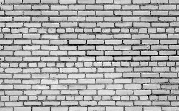 Old Brick Wall Surface Black White Abstract Architectural Background Texture — Stock Photo, Image