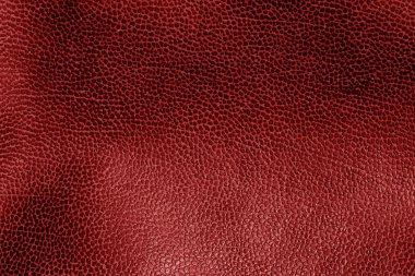 Kırmızı tonda yıpranmış deri doku. Arka plan ve tasarım ve fikirler için doku