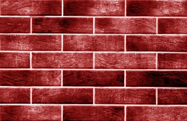 Декоративная Кирпичная Стена Красного Цвета Абстрактный Фон Текстура Дизайна — стоковое фото