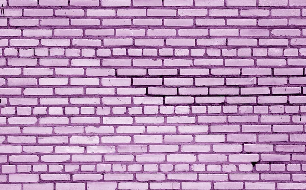 Old Brick Wall Surface Purple Tone Abstract Architectural Background Texture — Stock Photo, Image