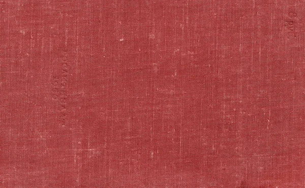 Vieux motif de toile grunge avec tache sale en couleur rouge . — Photo