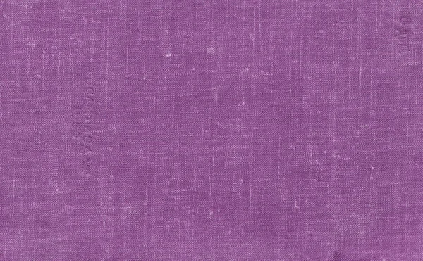 Stary wzór nieczysty płótno z brudne miejscu w kolor fioletowy. — Zdjęcie stockowe