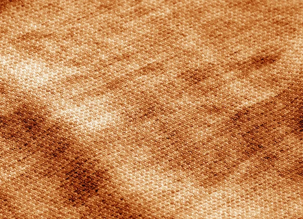 Textura de pano de algodão em tom laranja . — Fotografia de Stock