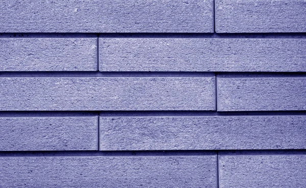 Ozdobnou cihlovou zeď v modré barvě. — Stock fotografie