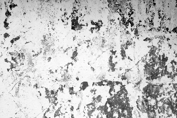 흑인과 백인 craked 풍 화 시멘트 벽 텍스처. — 스톡 사진