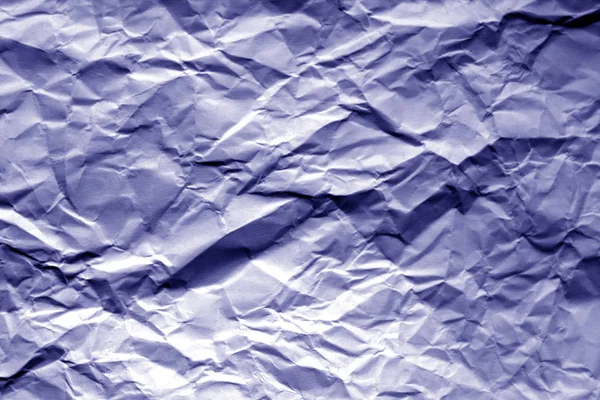 Foglio di carta stropicciato di colore blu . — Foto Stock