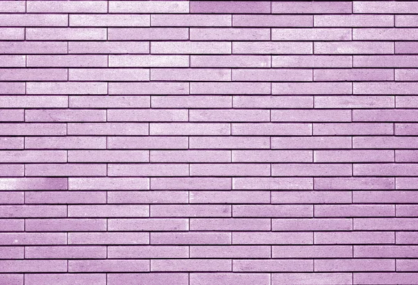 Mur décoratif en brique de couleur violette . — Photo
