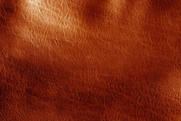 Texture in pelle sintetica arancione . — Foto Stock