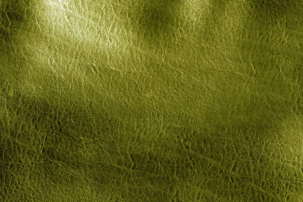 Sárga tónusú leathered bőr textúra. — Stock Fotó