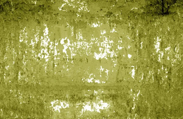 Grungy rusted metal wall texture in yellow tone. — Stock Photo, Image