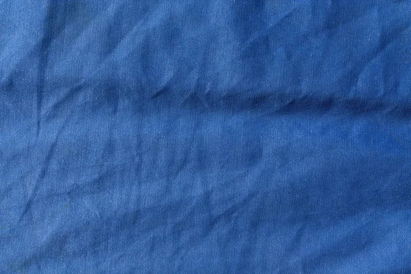 Mavi renk çuval kumaş doku. — Stok fotoğraf