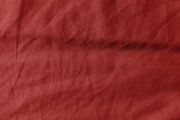 Textura de pano saco na cor vermelha . — Fotografia de Stock