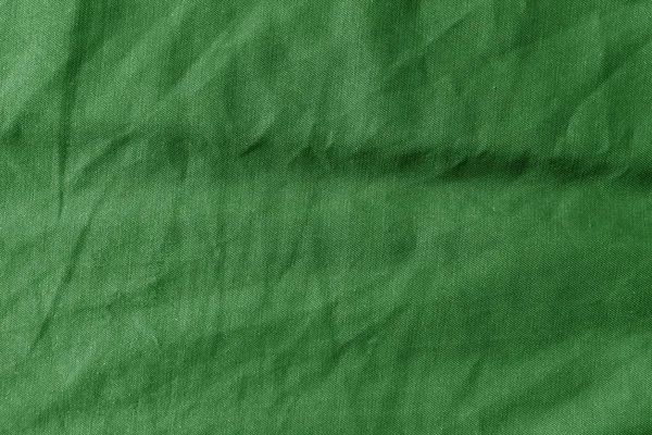 Textura de pano saco na cor verde . — Fotografia de Stock