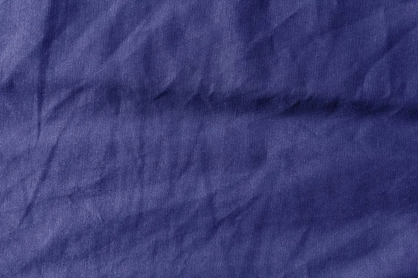 青の色の袋布のテクスチャ. — ストック写真
