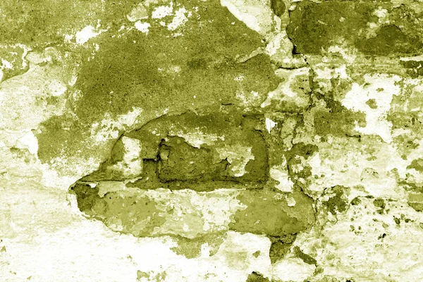 Textura de pared de ladrillo grueso viejo en tono amarillo . —  Fotos de Stock