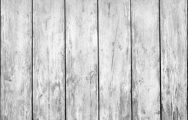 Cerca de madeira desgastada em preto e branco . — Fotografia de Stock