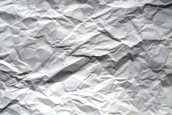 Hoja de papel blanco arrugado con efecto difuminado . —  Fotos de Stock