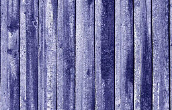 Gamla grungy träplankor bakgrund i blå ton. — Stockfoto