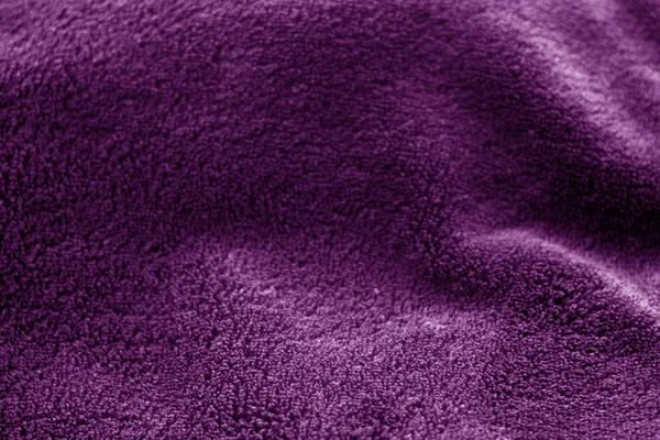 Textura de pano saco com efeito de borrão na cor roxa . — Fotografia de Stock