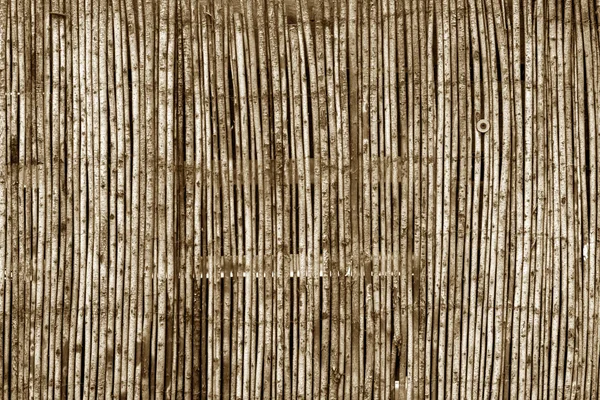 Бамбуковый забор в коричневом цвете . — стоковое фото