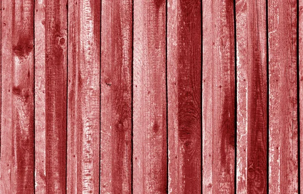 Vieilles planches de bois grungy fond dans le ton rouge . — Photo