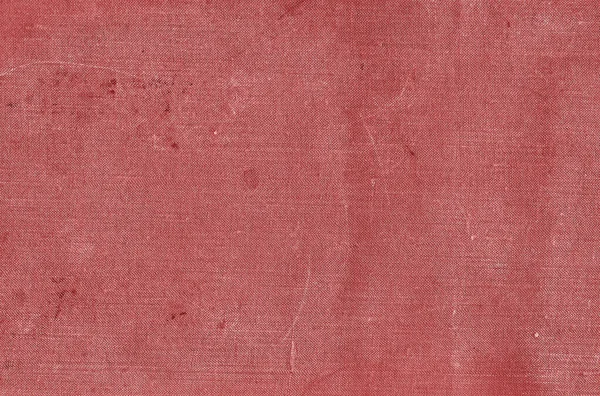 Stary nieczysty wzór płótna z brudnymi plamami w kolorze czerwonym. — Zdjęcie stockowe