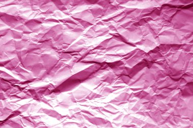 Pembe tonda bulanık efektli buruşmuş kağıt..
