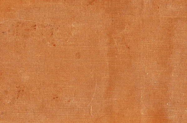 Patrón de lona gruesa vieja con manchas sucias en color naranja . — Foto de Stock