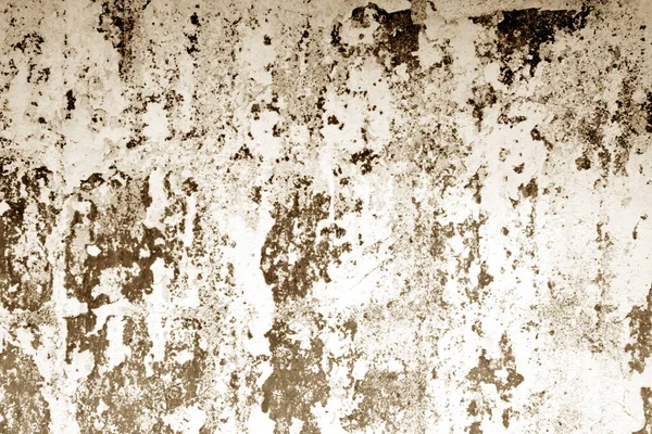 Craked verwitterten Zementwand Textur in braunen Ton. — Stockfoto