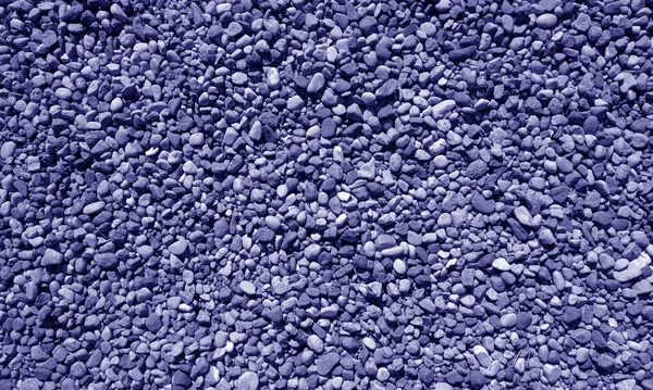Montón de pequeñas piedras de grava en tono azul . —  Fotos de Stock