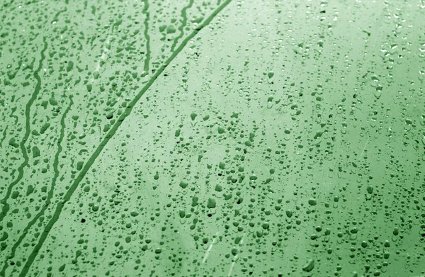 Condensazione gocce texture in tono verde . — Foto Stock