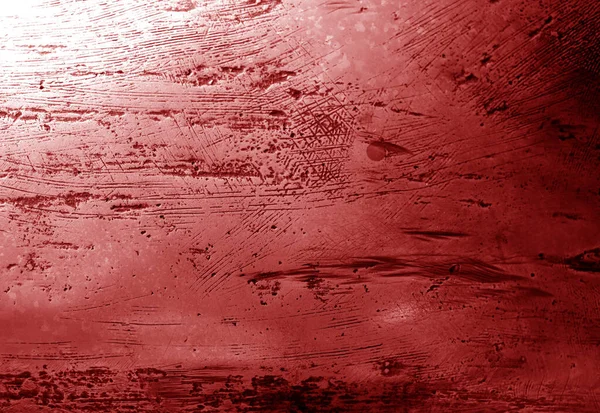Superficie rugosa de metal en tono rojo . — Foto de Stock