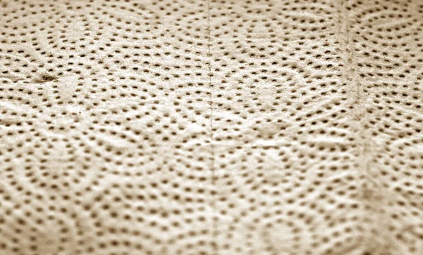 Povrch papírového ručníku s efektem rozmazání v hnědé barvě. — Stock fotografie