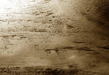 Kahverengi tonda metal kaba yüzey.