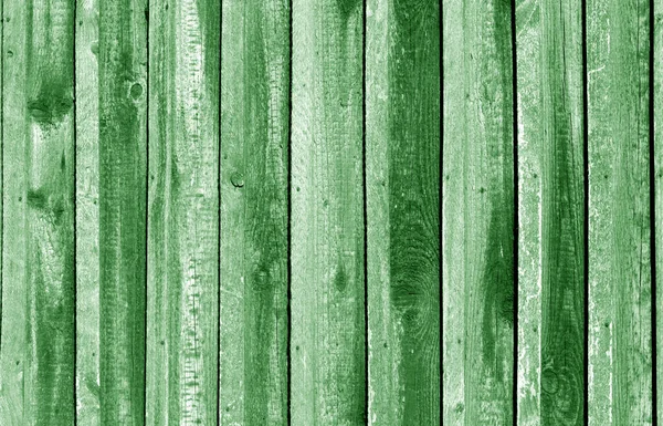 Alte grungy Holzplanken Hintergrund in grünem Ton. — Stockfoto