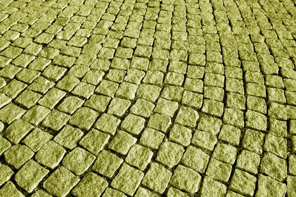 Pedra textura pavimento em tom amarelo . — Fotografia de Stock