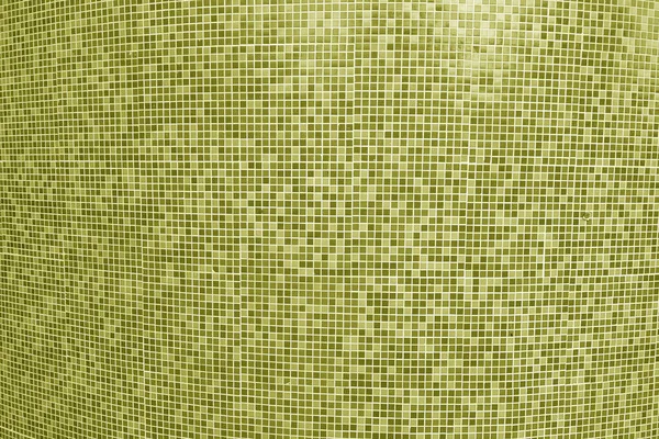 Tile mosaic of swimming pool in yellow tone. — Stock fotografie