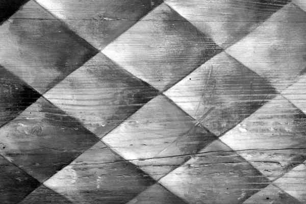Struttura della parete verniciata in legno bianco e nero . — Foto Stock