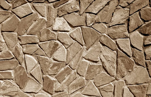 Стіна зі старих каменів коричневого кольору . — стокове фото