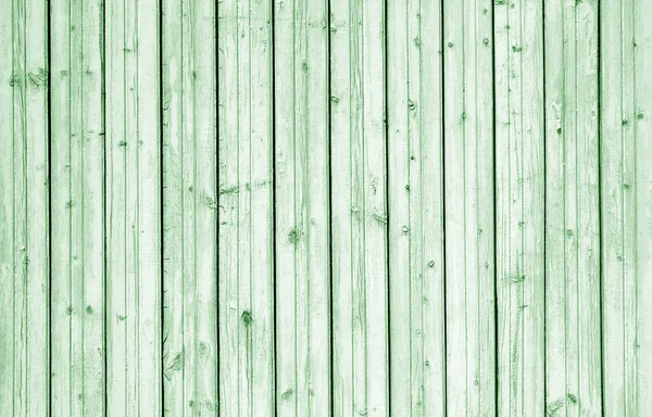 Ahşap duvar doku yeşil tonda. — Stok fotoğraf